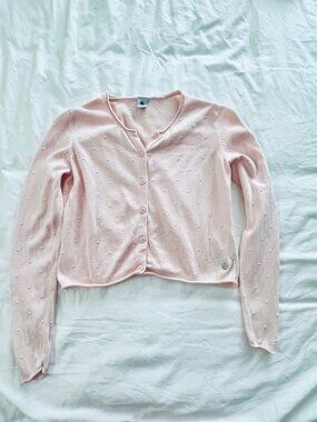 Petit Bateau Pink Cardigan